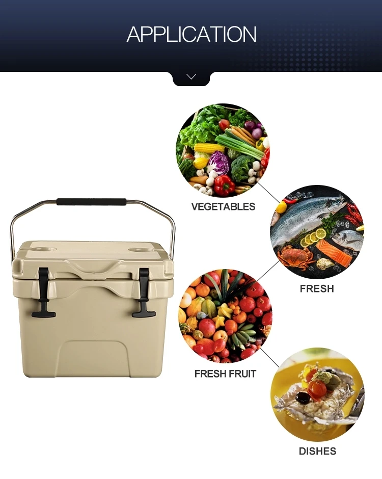Hotsale Hard cooler Waterproof portable Ice cooler box for food