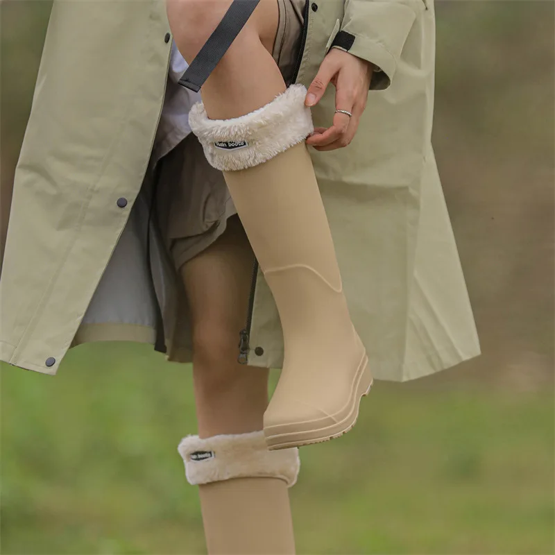 Muti-Color Rain Boots Customized Farm Pvc Boots Garden Gumboots For Winter Outdoor Knee-High Waterproof Fashion Rain Boots