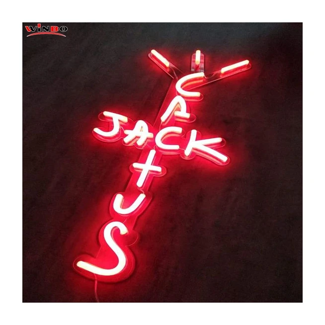 Winbo Wholesale Neon Sign Custom Wedding Party Decor No MOQ Cactus Jack Neon Sign