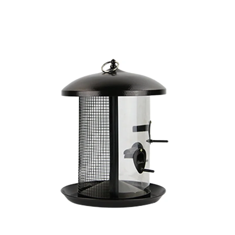 Wholesale Premium Iron Metal Triple Tube Combination Hanging Bird Feeder for Mixed Seed