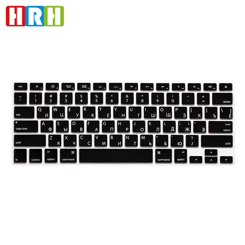 OEM силиконовая клавиатура кожа красочная крышка русский протектор для macbook air 13 дюймов крышка клавиатуры