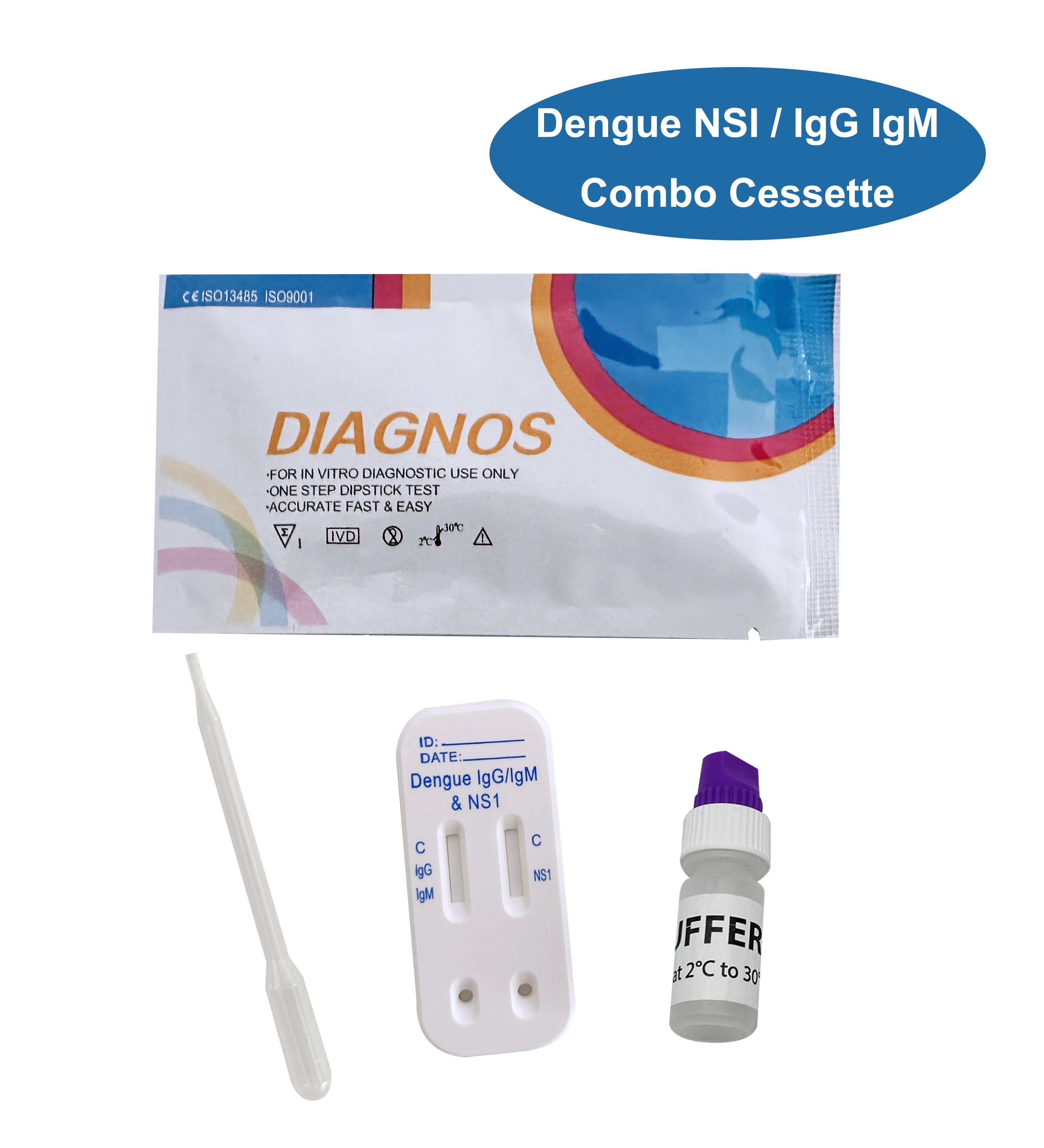 Factory Directly Supply Dengue NS1 Test Cassette Household Medical Device