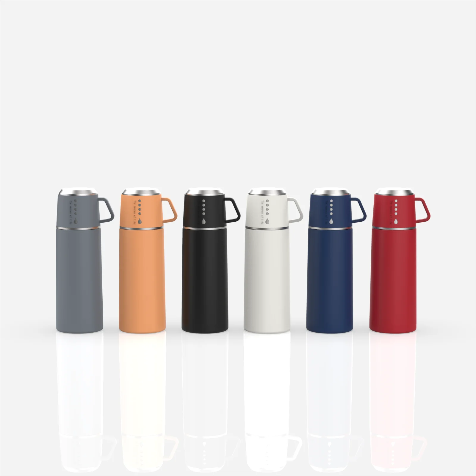 350 New Style Double Wall Water Bottle Stainless Steel Insulated Thermos Vacuum Flask with the Cup