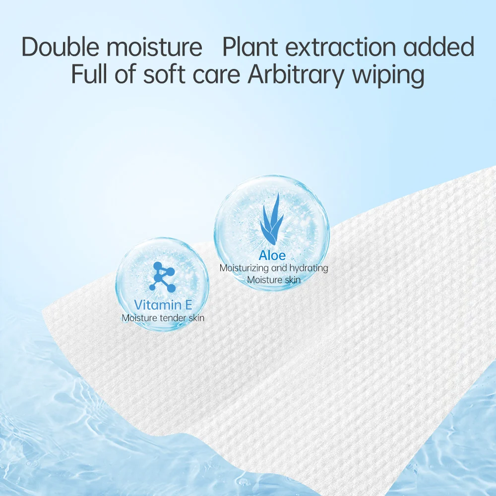 Factory direct provided 80 pieces bag camellia seed extract mild cleaning for delicate skin care wet tissue baby water wipes