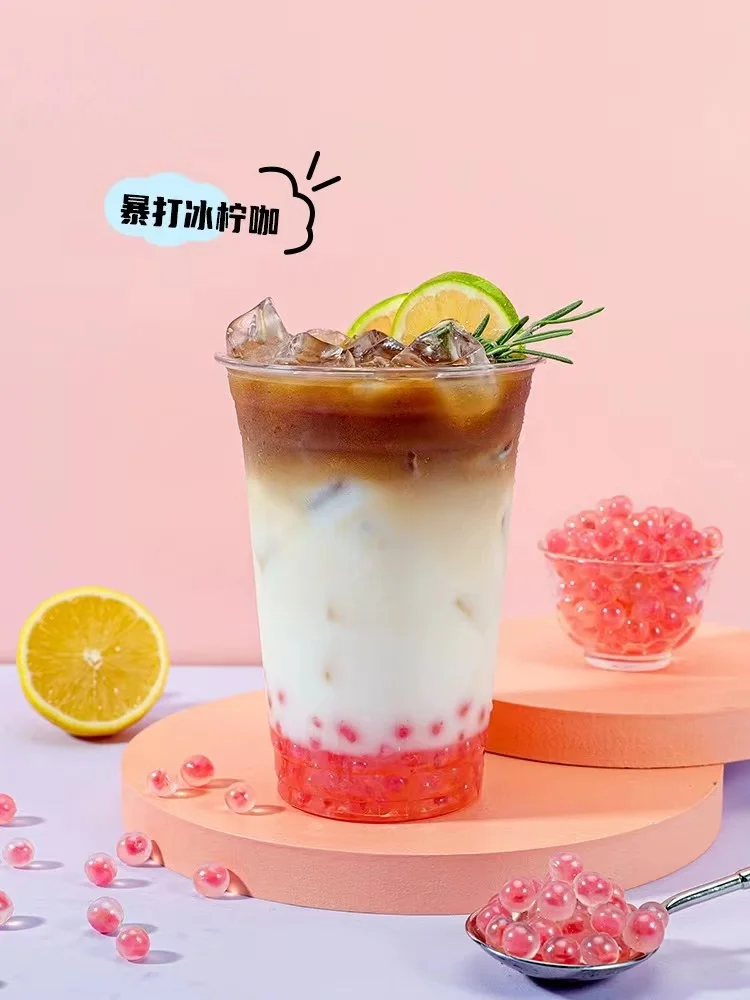 manufacturer multiple flavors Popping Boba Pearls mango fruit Juice Balls china custom sugar free Bursting Boba for bubble tea