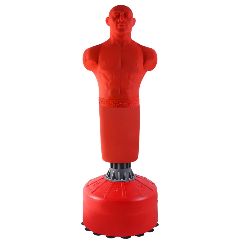 Adjustable Martial Arts Mma Taekwondo Professional Free Standing Punching Bag Boxing Man Kicking Dummy