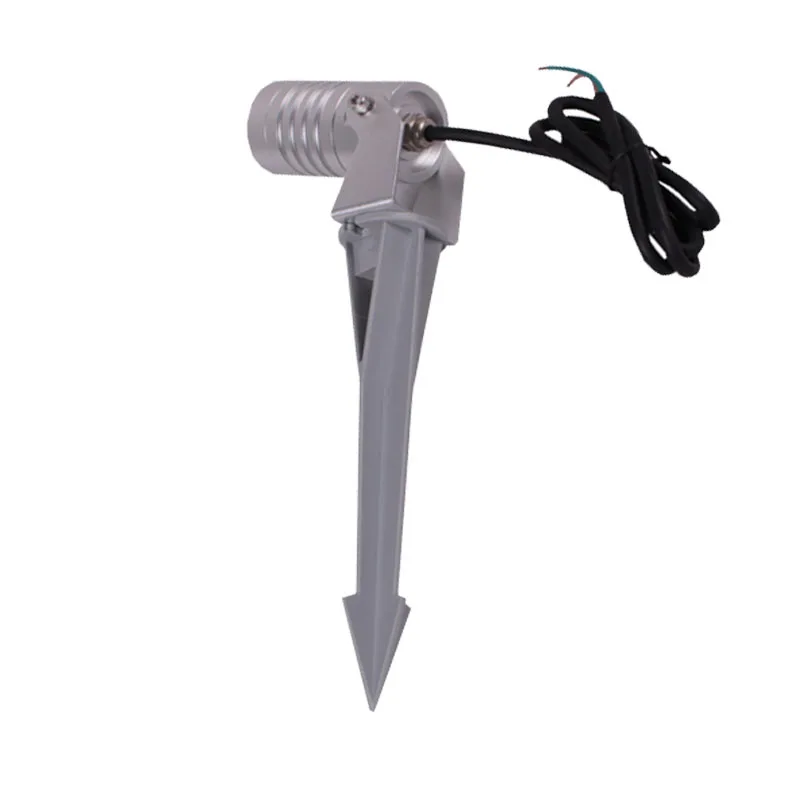 Водонепроницаемый садовый прожектор с заземлением 12 В 110 220 светодиодная Ландшафтная