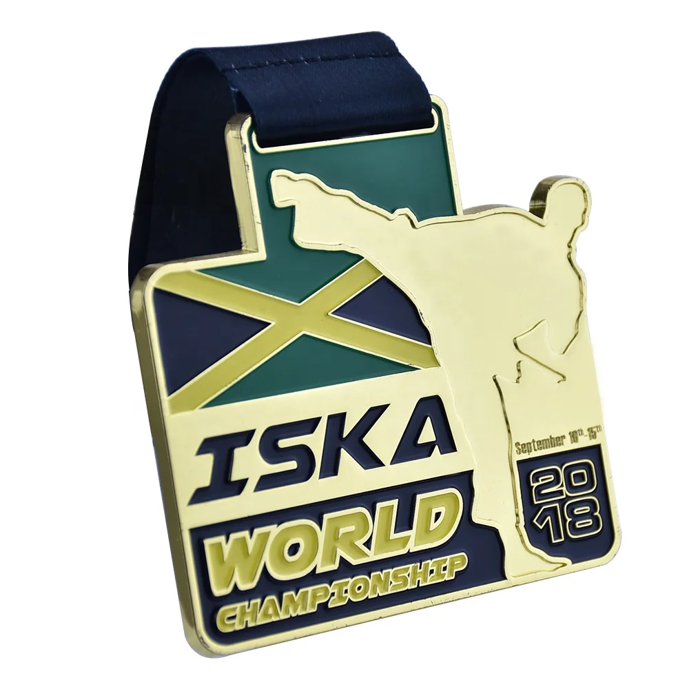 Manufacturer carnival commemorative fitness challenge karate medal
