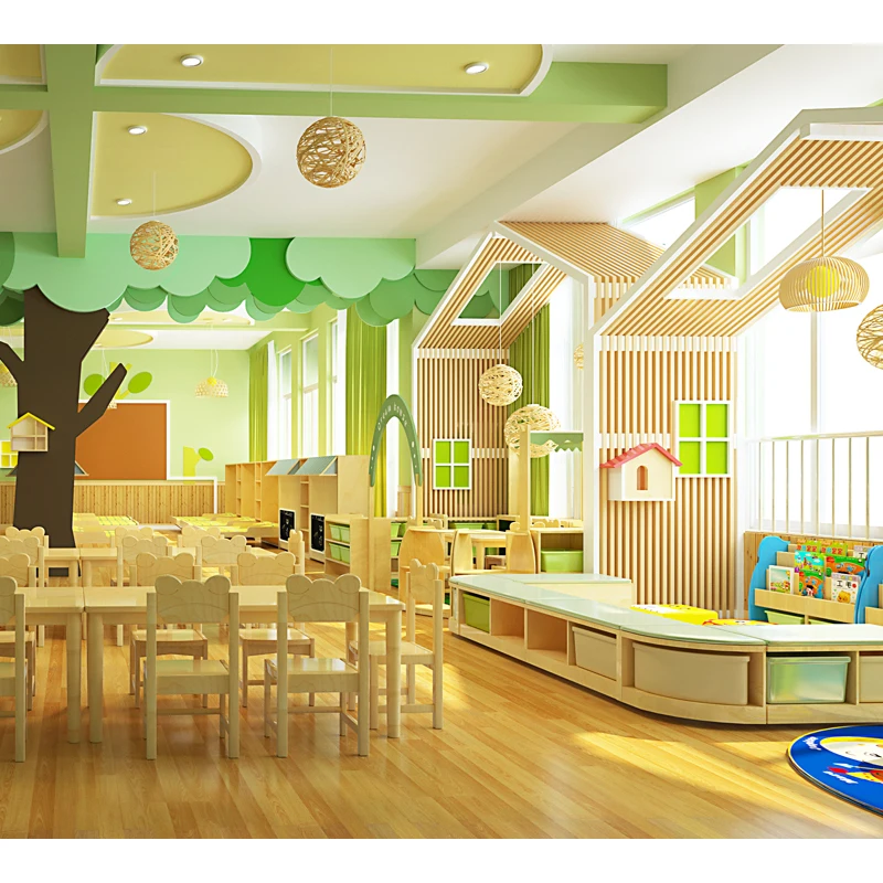 New Product Children Study Room Plastic Furniture Nursery School Preschool Furniture Sets