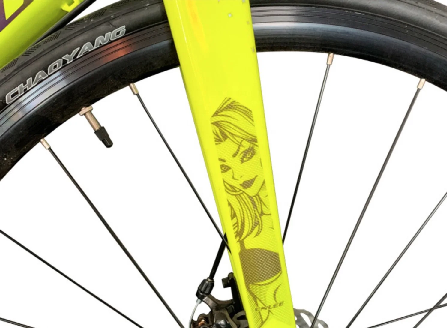 Mountain Bicycle Sticker Rack Anti-scratch Waterproof Bicycle Reflective Sticker Film 3m Fork Sticker Film