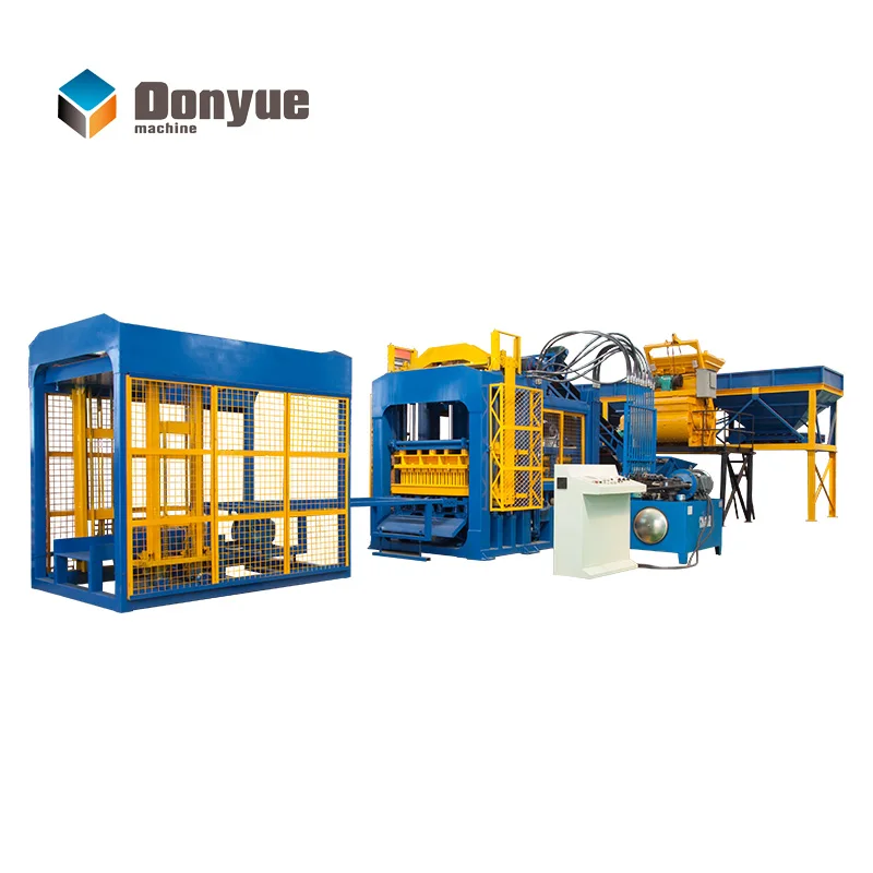 QT15-15 automatic concrete block production line  with good price/high production