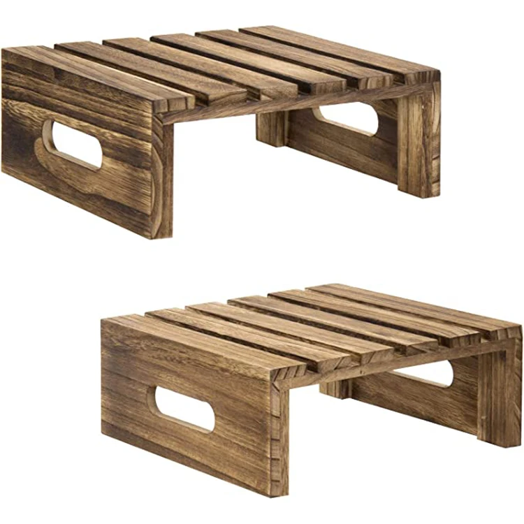 Hotel Restaurant Wooden Food Display Shelf Buffet Supplies for Buffet Catering Display