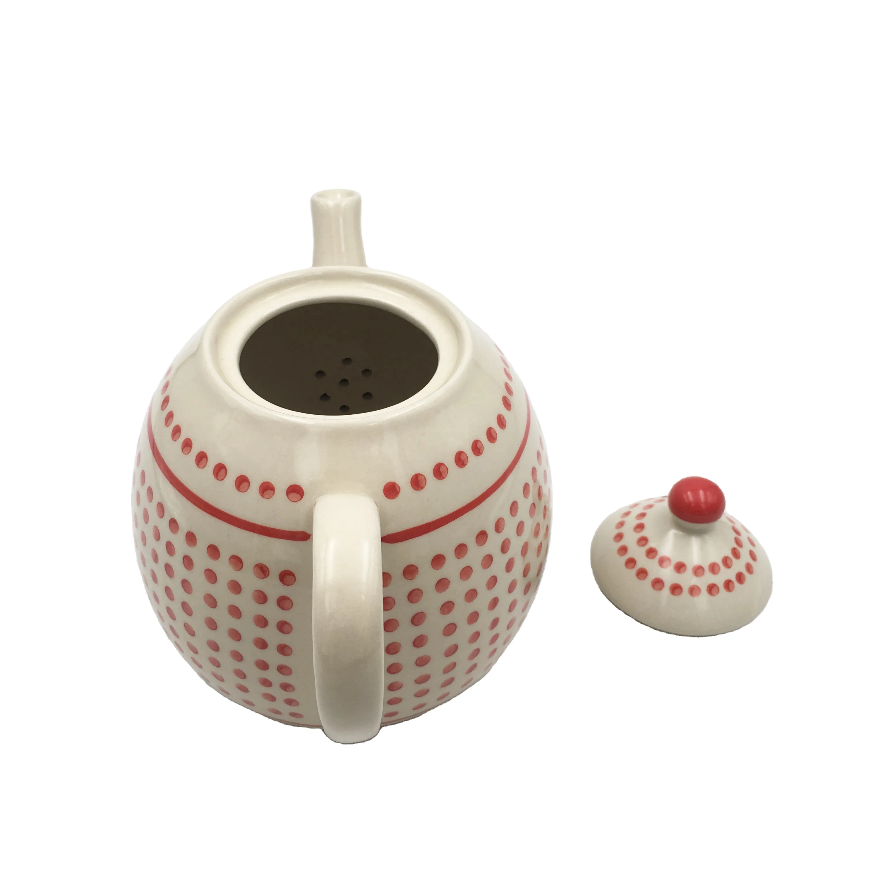 Wholesale Custom Ceramic Teapot And Cup Set Tea Set With Pot And Tray