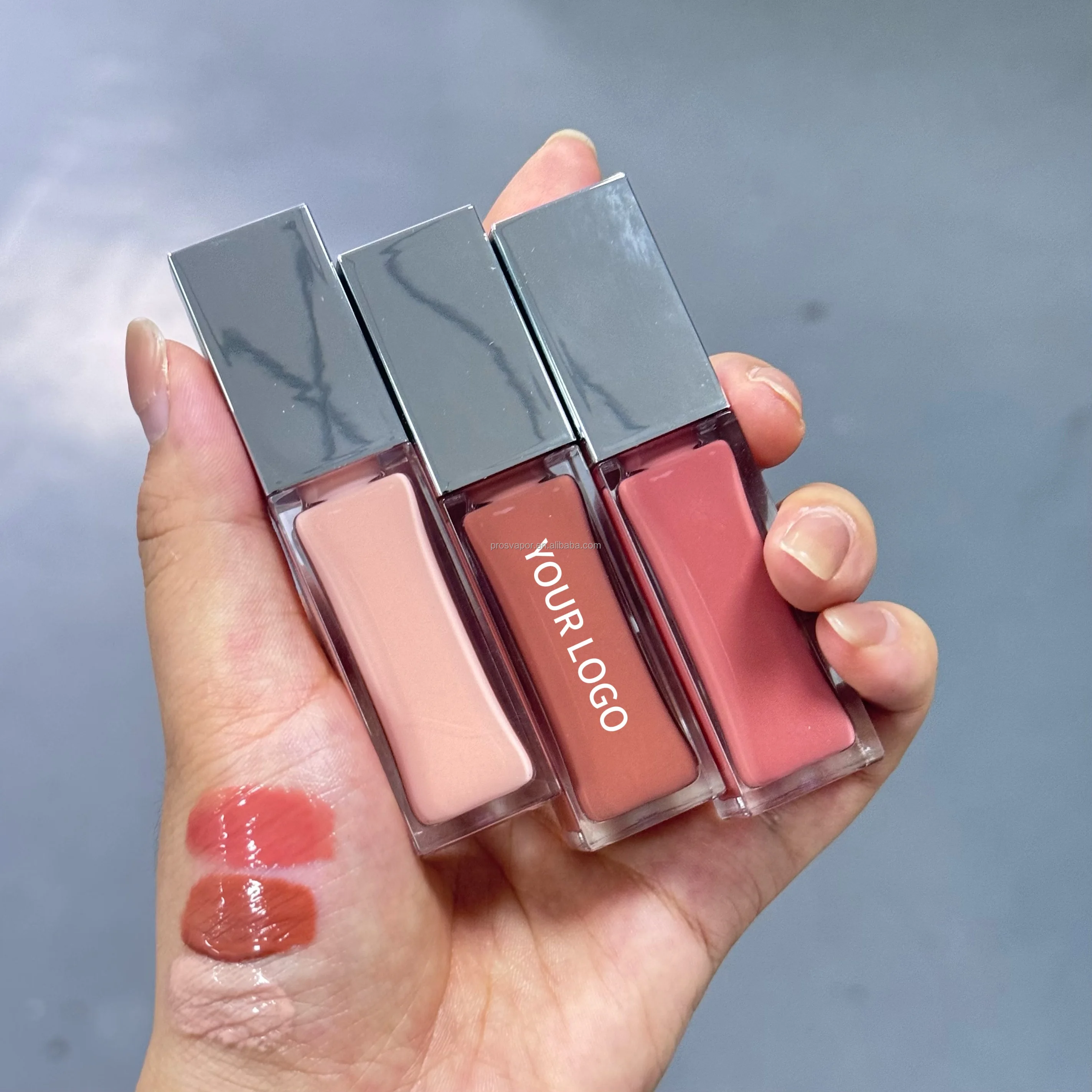 Wholesale Lip Gloss Oil Treatment Lipgloss Private Label Glossy Lip Balm Hyaluronic Acid vegan Lip Oil