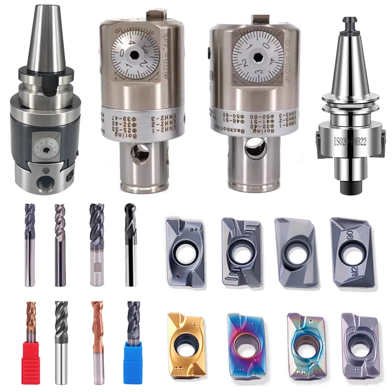 CNC cutting and boring milling machine tools