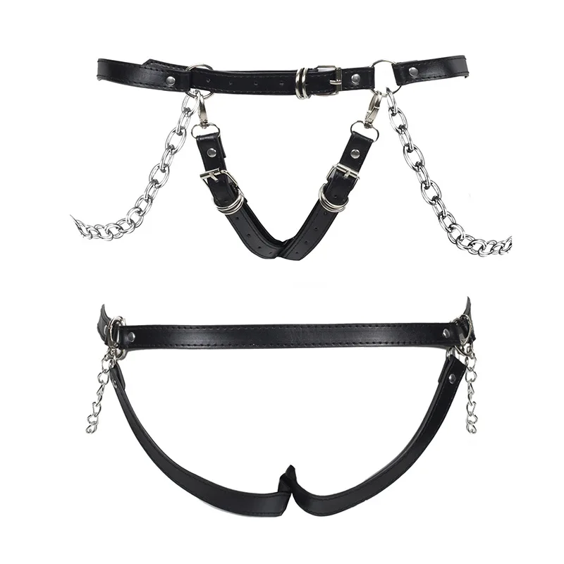 New Fancy Leg Stocking Bdsm Slave Costumes Fetish Body Bondage Leather Harness Sexy Garter Belt Erotic Lingerie for Women