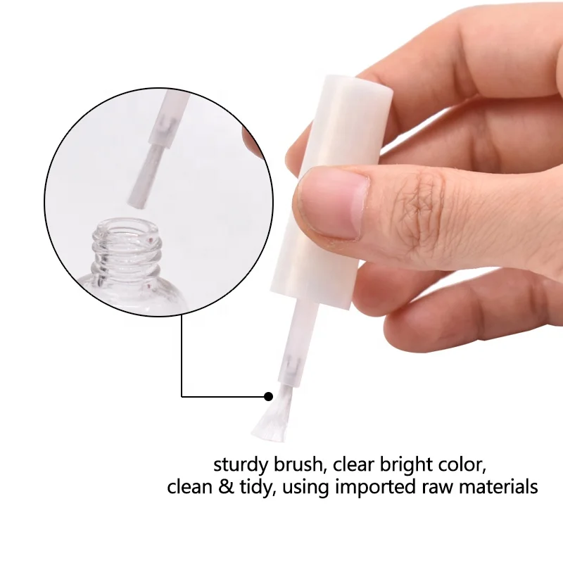 High quality custom empty nail polish  glass bottle