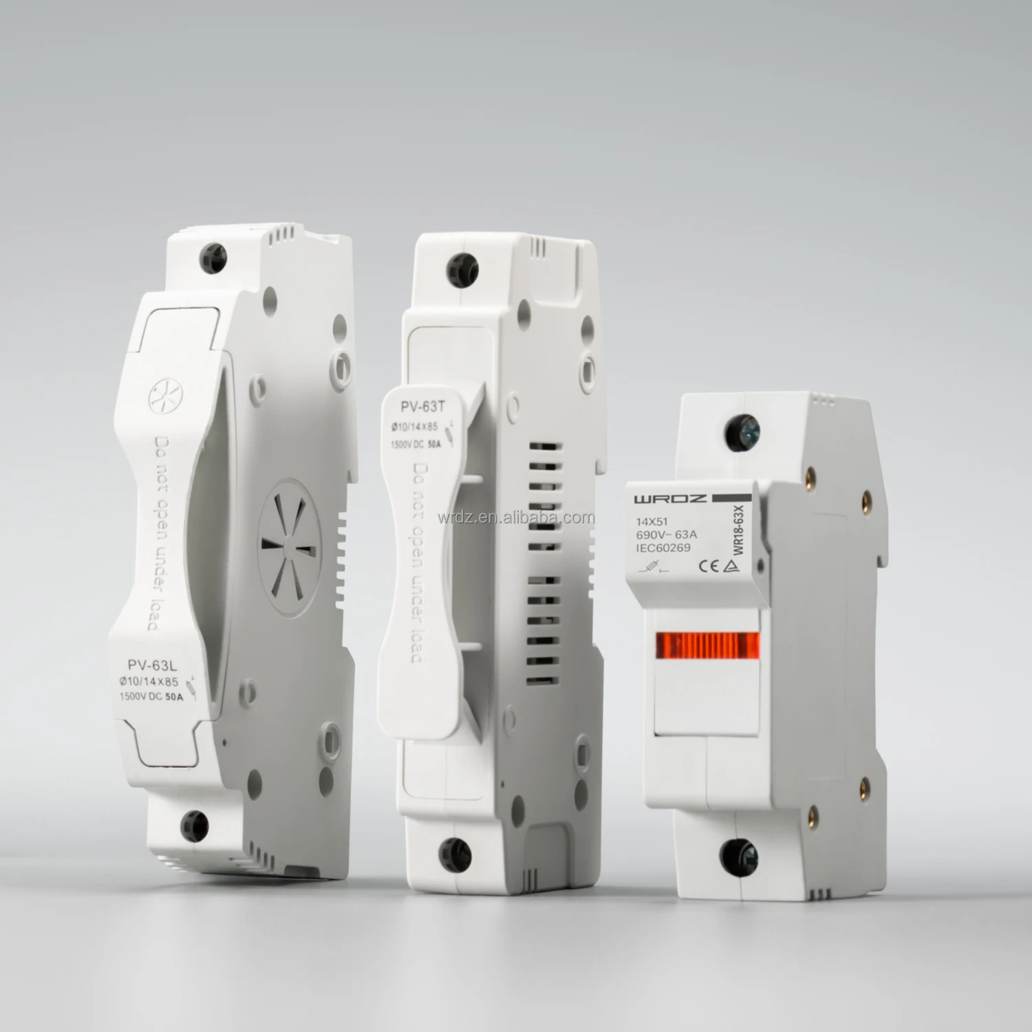 WRDZ 1000v Fuse Cylindrical Ceramic Fuses Low Voltage solar 1000V DC fuse holder