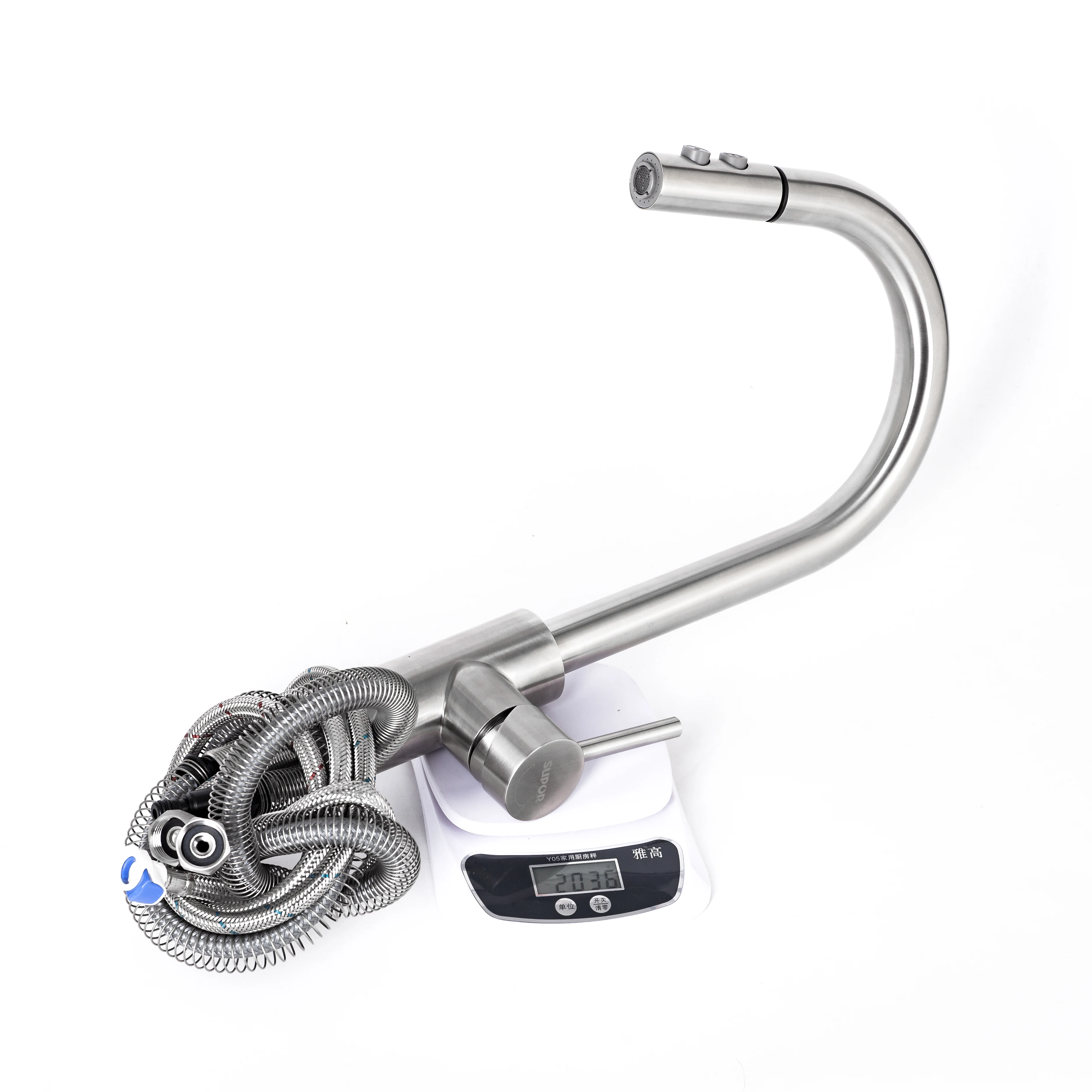 
Stainless Steel Pull Down Out Kitchen Faucet Mixer Taps 