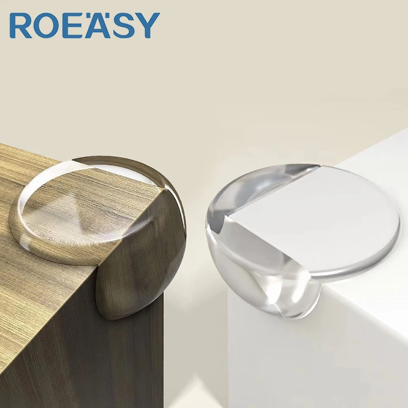 ROEASY plastic corner protectors furniture clear bed pvc baby proofing safety edge table corner bumper guard corner protector