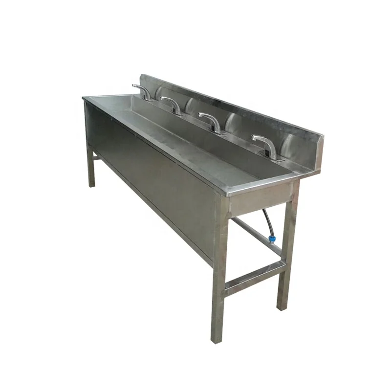 304 Stainless steel sink hand wash clean station hygiene entrance cleaning
