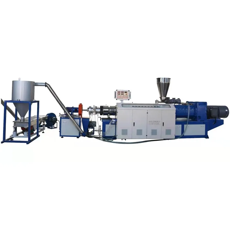 Professional Factory Granulating PVC WPC Plastic Pellet Granules Extruder Making Machine