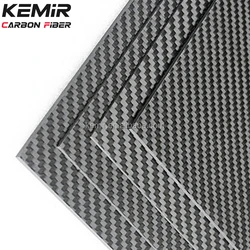OEM carbon fiber sheet plate with CNC Machining Milling Drilling, customized size 0.3mm 1mm 2mm 3mm 4mm 5mm 6mm 7mm 8mm 9mm