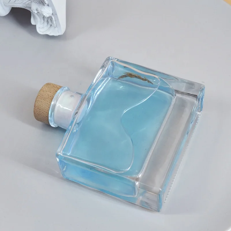 factory direct sale rectangle spirits alcohol liquor aroma diffuser glass bottle