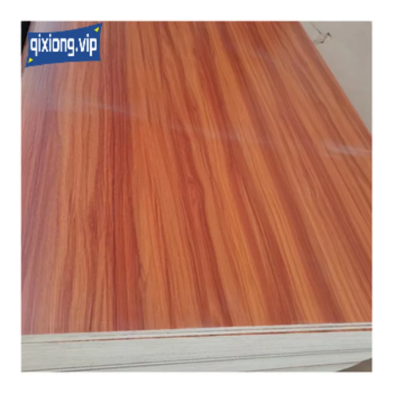 High quality furniture special wood grain natural wood leather melamine plywood