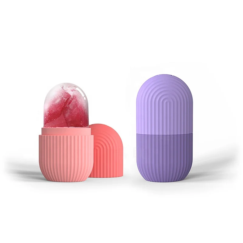 2024 Silicone Ice Roller for Face and Eye  Cold Therapy Glow Cube Face Beauty Skin Care Kit for Brighten Skin Remove Fine Lines