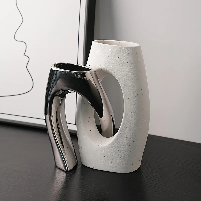 Wholesale Home Decoration Artistic Special-shaped Ceramic Vase