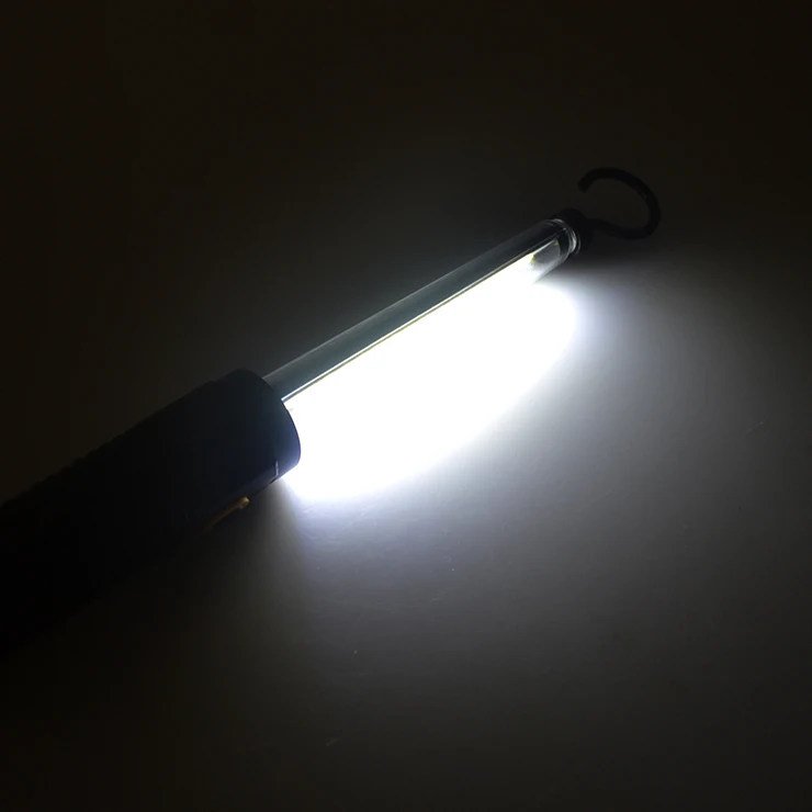 3 Modes LED Rechargeable USB Torch COB Flashlight with Detachable Magnetic Hook