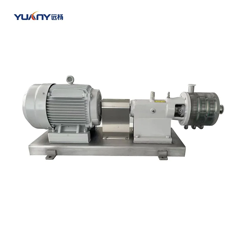 Pipeline High Shear Dispersing Emulsifier Homogenizer Mixer Pump Inline Emulsifying Machine
