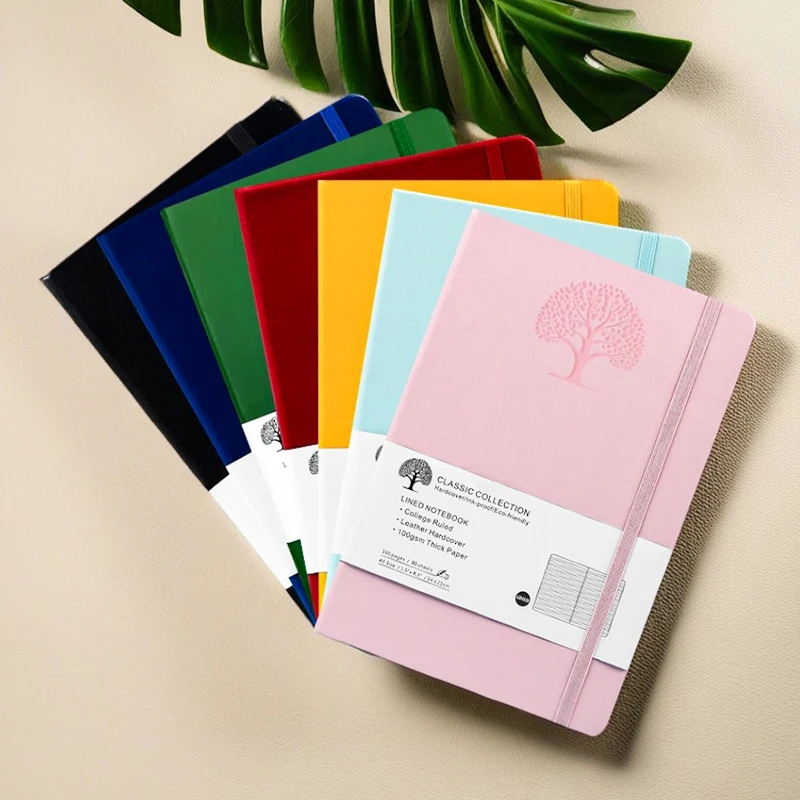 Printed Custom  Dairy Journal  A5 Notebook Meeting Luxury Business  Vintage Custom  Pu Leather For School