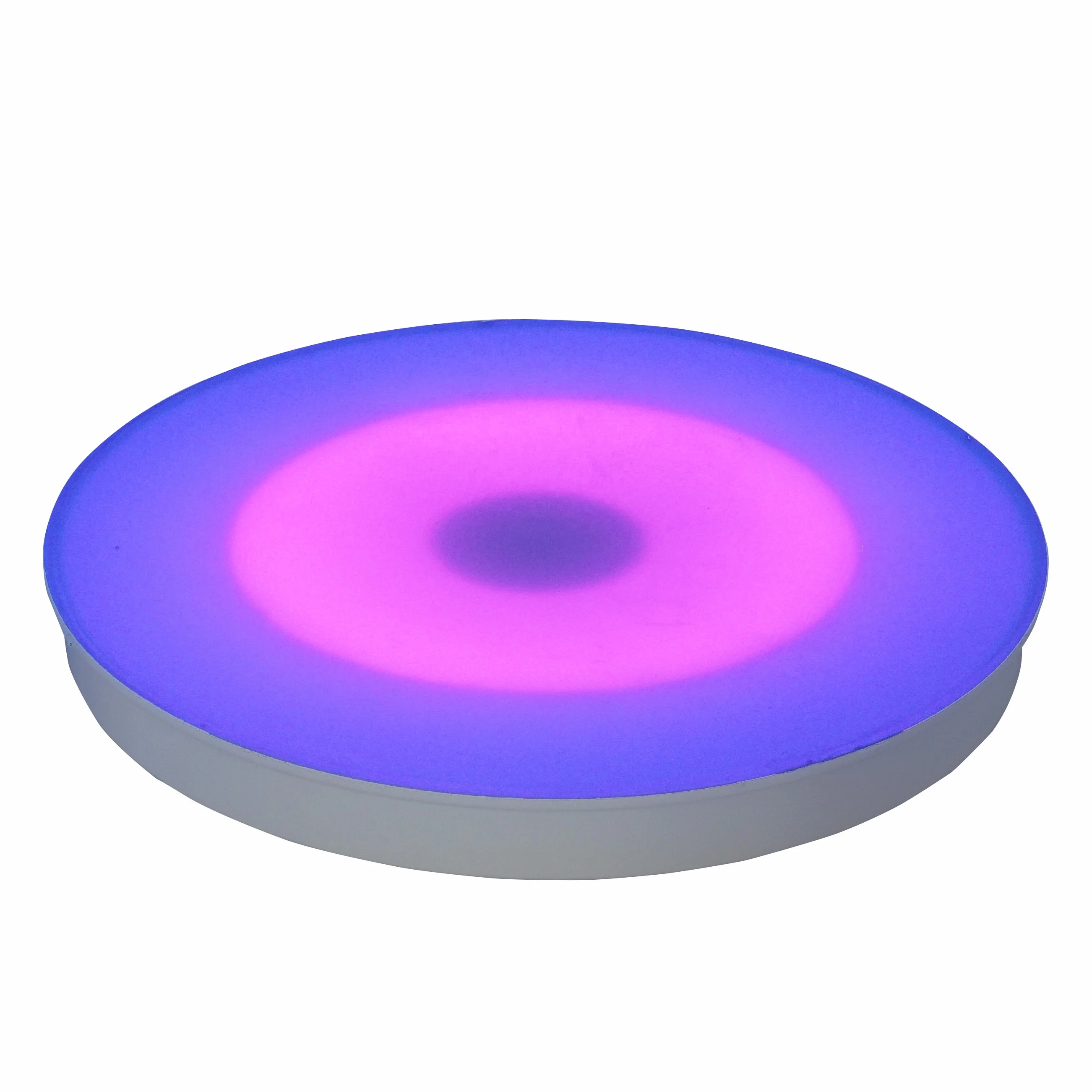 50CM Rainbow Color Circle Led Dance Floor Nightclub DMX RGB LED Light Dance Floor with Music