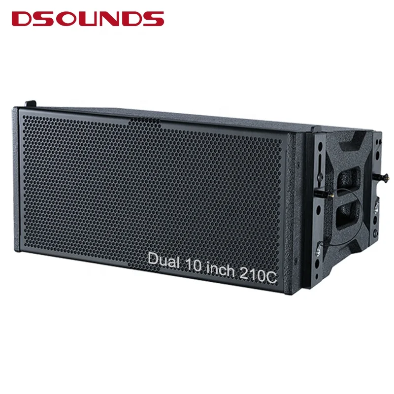 Professional Subwoofer Audio Double 10 inch line array speaker with double HF driver NEO magnet speaker for pro stage speaker