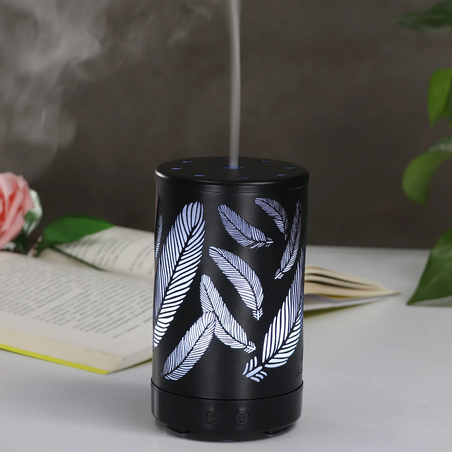 best type Cartoon cat aroma diffuser /essenital oil diffuser 2020 with 7 led lights