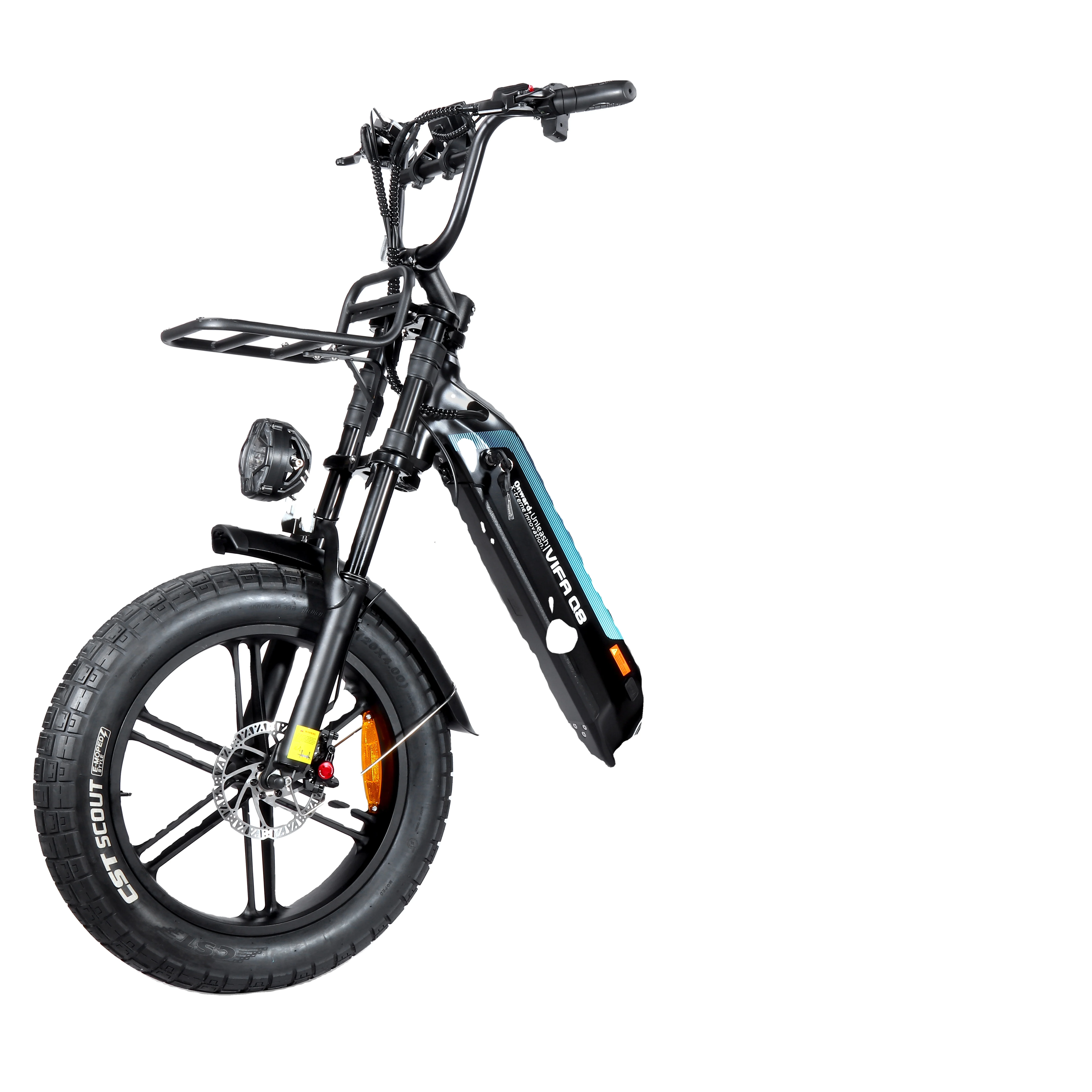 OUXI Q8 aluminum fat bike 48V battery no welding point ready storage in Holland warehouse and USA warehouse