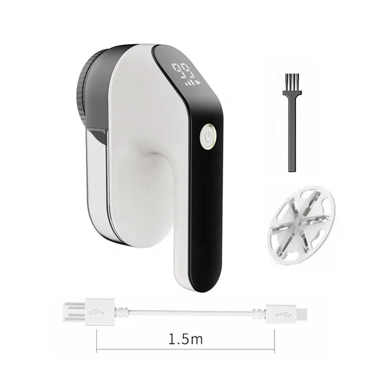 Светодиодный дисплей 6 лезвий портативный Электрический мини-прибор для удаления шерстяных катышков одежды зарядка через USB электрический