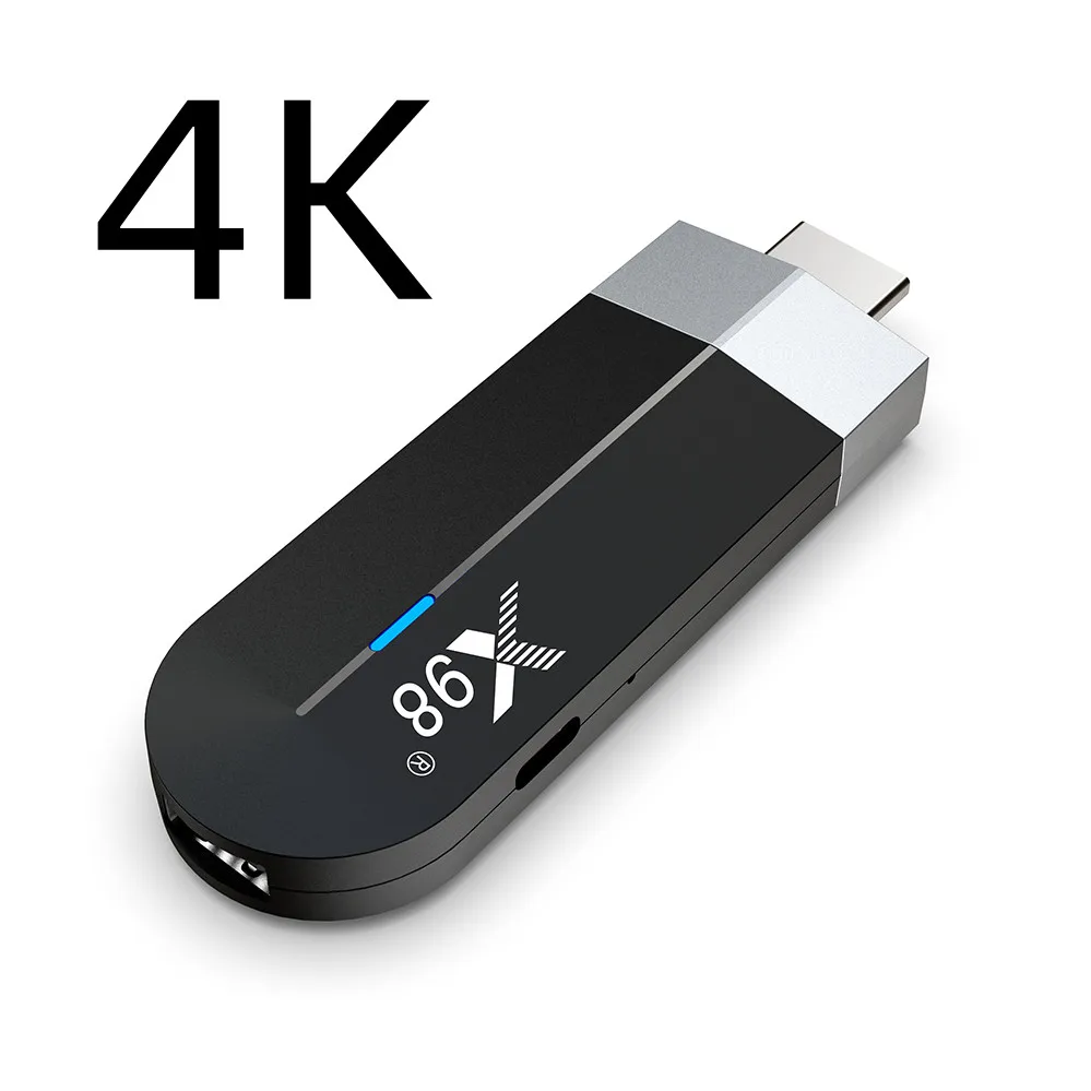 Android 11 TV Box X98S500 S905Y4 New Chip 2G 4G 16G 32G TV Stick Dongle 2.5G+5G Dual WIFI BlueT Smart Set Top Box Media Player