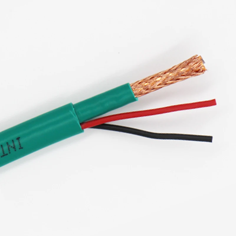 Customization coaxial cable 75 ohm 20awg shield flexible 75-4 RG59U kx7 cctv cable