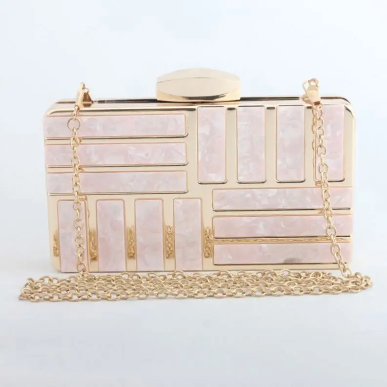 
2021 Evening Bags and Clutches for Women Acrylic Clutch Bridal Purse Wedding Party Handbag 