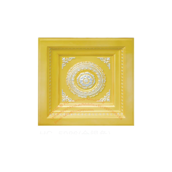 Роскошное украшение для дома из искусственной кожи золотого цвета, корона, карниз, форма, молдинг, медальон