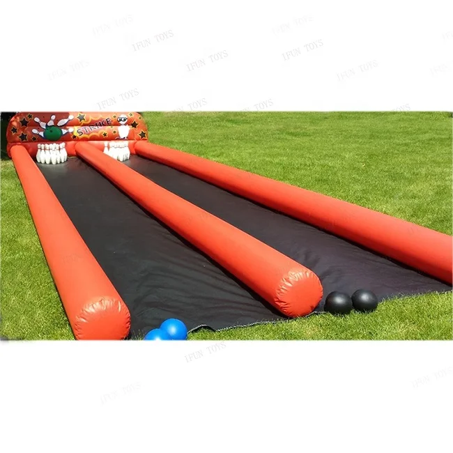 Outdoor Sport Equipment Inflatable Bowling Pin Inflatable Human Bowling Ball with Zorb Ball Game for Kids and Adults