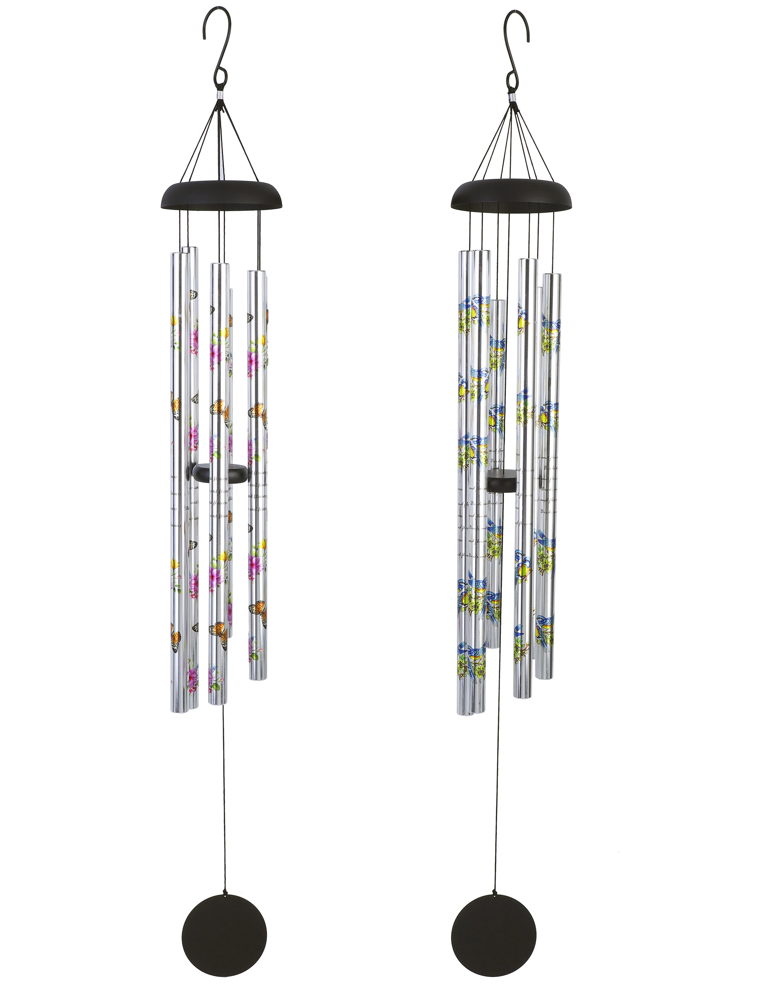 HF 51in Popular home garden decoration gifted Butterfly&bird wind chimes supplier