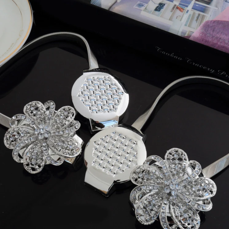 Simple European magnet curtain tie strap tie rope living room creative curtain buckle hook wall hook free of drilling