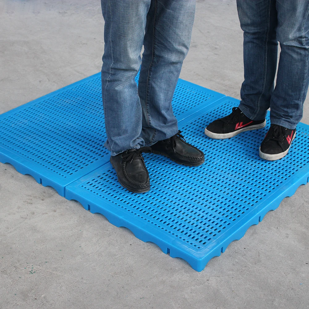 Linhui Paint Booths Manufacturer Moistureproof Board Poultry Warehouse Plastic Slatted Flooring
