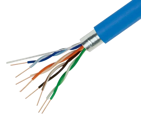 High Quality Wholesale Price CAT5E CAT 5E 24AWG CCA COPPER CLAD AL UTP FTP SFTP Double PVC/PE Jacket Network Ethernet Lan Cable