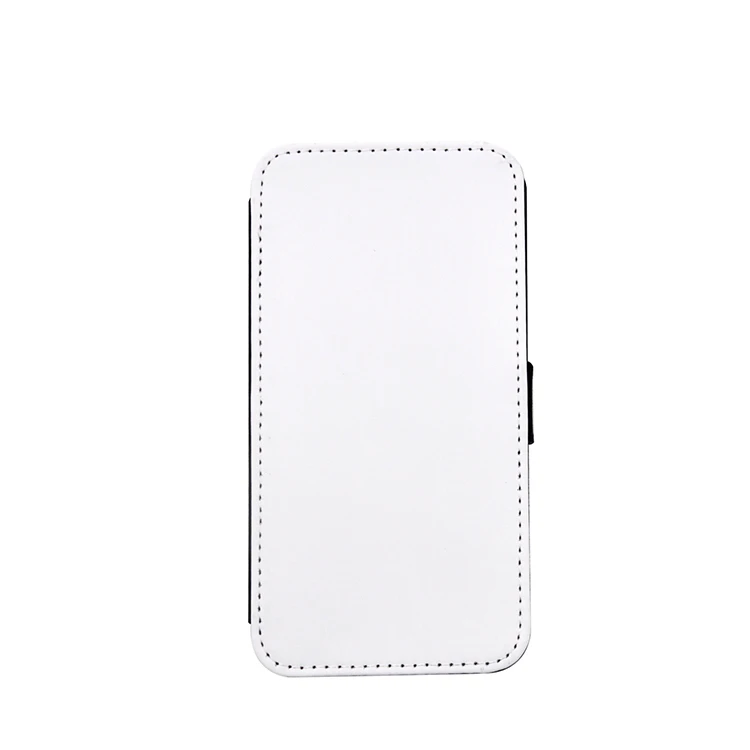 Subli-forward  Customized 2D Sublimation Blanks Leather Flip Phone Case Wallet Case  with soft TPU case inside for IPhone 13