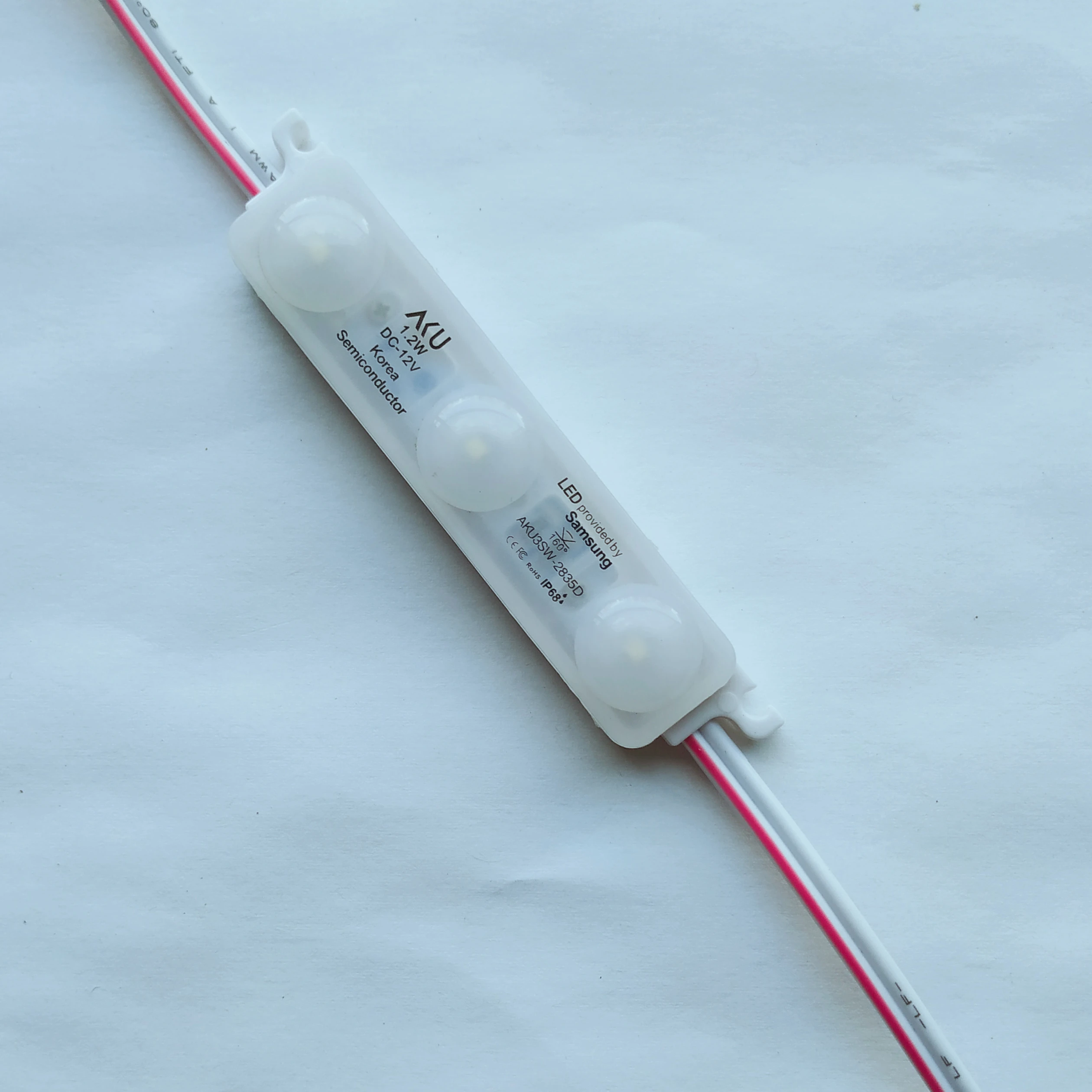 Epistar 2835, высокая яркость, 3 светодиода, белый, красный, зеленый, желтый, синий светодиод, модуль освещения рекламы, украшение, мотоцикл
